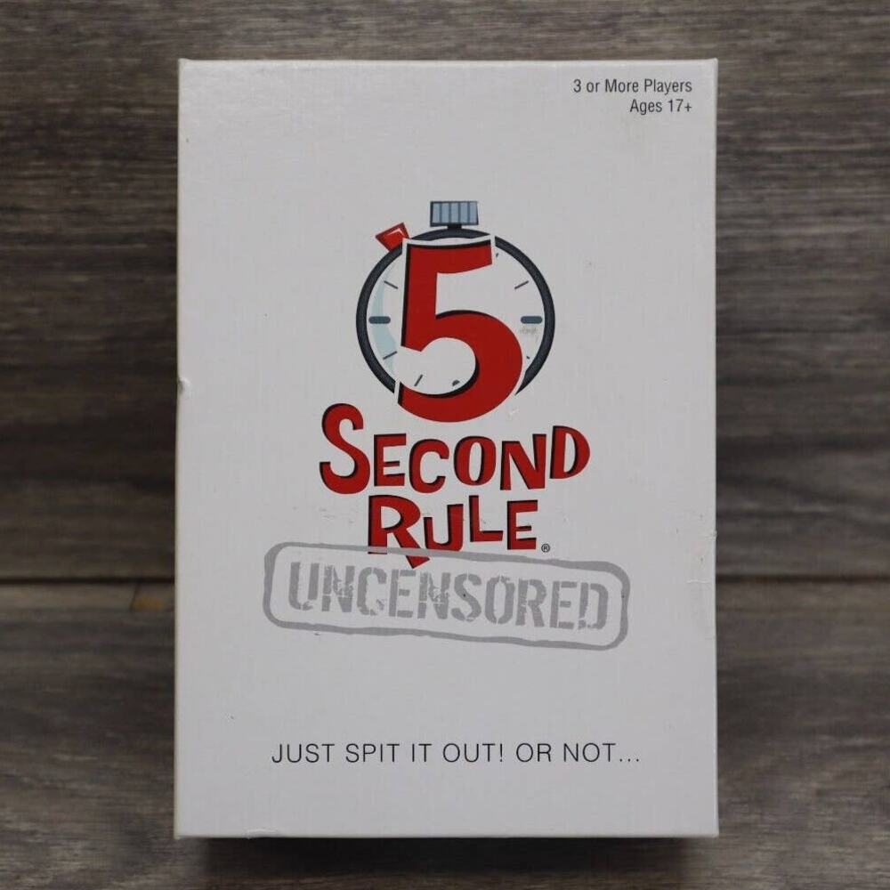 NEW~ PlayMonster ~ 5 Second Rule Uncensored Game Brand New